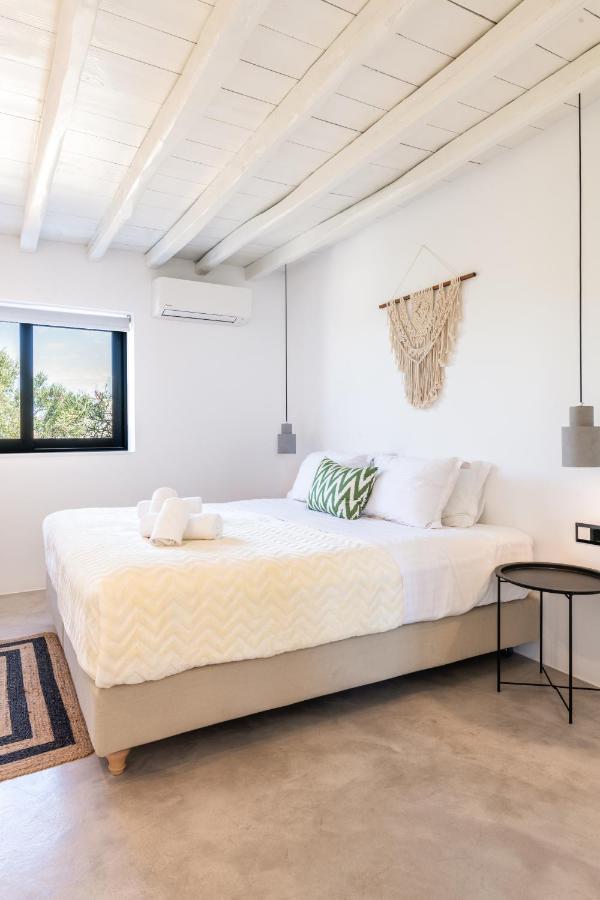 Yalos Mykonos 4 Bedroom Luxury House 5 Minute From Ornos Beach W Sea & Sunset View Mykonos Town Eksteriør bilde